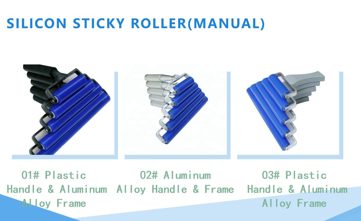 1.2m/1.5m Extended Long Handle Floor Sticky Roller for Clean Room Electronics Industrial Usage