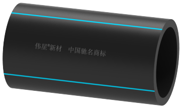 Polyethylene water supply pipeline