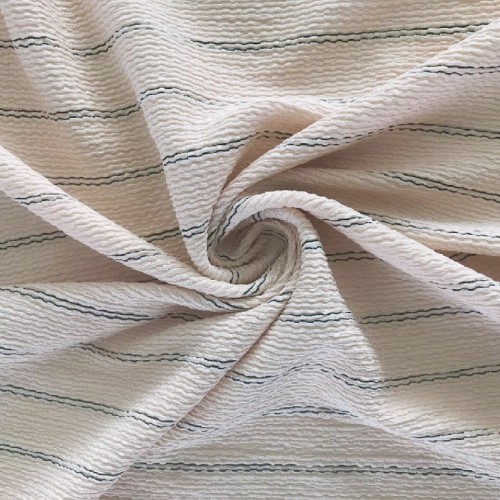 Stripe Knitting Jacquard Fabric