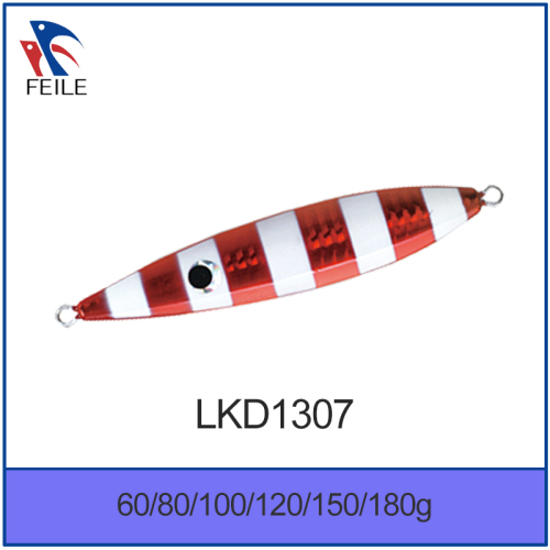 coloful fishing lures lead