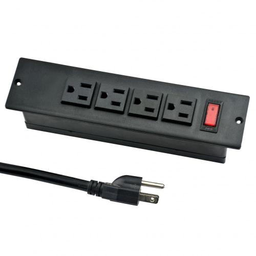 US 4-Outlets Power Unit With Switch