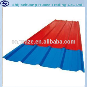 Blue Trapezoidal roofing iron sheets