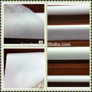 white thin interlining fabric