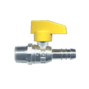 Zinc alloy handle brass gas valve