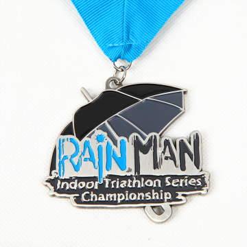 Médaille de championnat de la série triathlon intérieure
