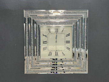 three-dimensional wall Clock Square