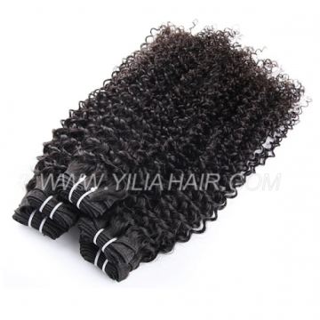 curly brazilian weave