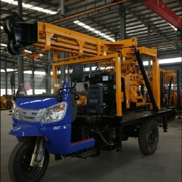 Truck-mounted hydraulic drill well drill