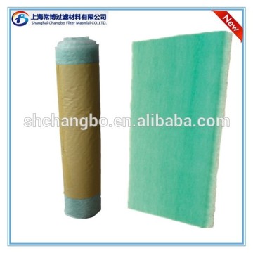 fiberglass paint air filter media/paint booth fiberglass filter