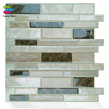 mosaic peel and stick wall tile sticker backsplash