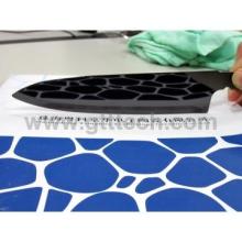 Ceramic Knife with Mirror Polished Blade, White/Black Blade Knife