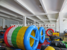 Colourfull hot selling inflatable water roller/water roller ball