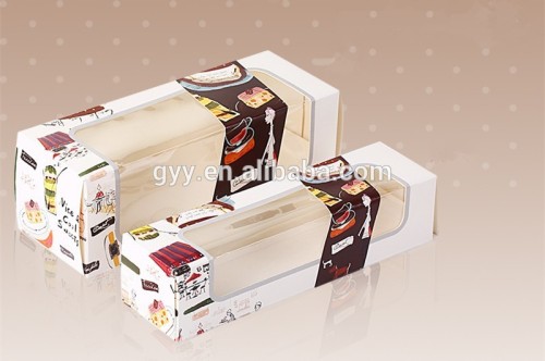 Attractive Cake Packaging Gift Box, Paper Packaging box with PVC Window