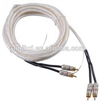 2 RCA to 2 RCA audio video cable