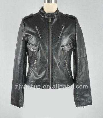 ladies PU jacket