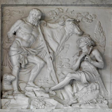 Handmade Stone Carving Decorative Human Wall Relief Art Sculpture