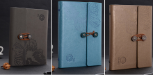 refillable leather journals personalised leather bound journal