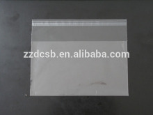 Clear Plastic Big Size BOPP Self Adhesive Bag For Fabrics Packaging