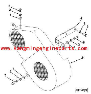 chongqing cumins 108707 screw hexagon head cap NTA855