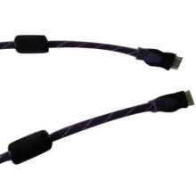 1.4V HDMI cable with Ethernet , gold plated, nylon jacket with ferrites