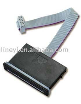 Smart card acceptor with FC cable