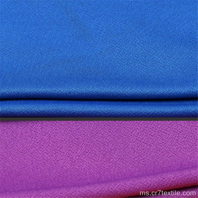 Jualan Online Dyed Knitting Mosscrepe Spandex Jersey Fabric