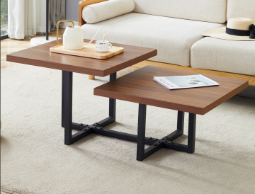 Unique Irregular Coffee Table with Modern MDF Design