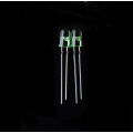 5mm Green LED Laydh Cad oo Cadaan ah 45 darajo