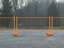 Powder Coated Wire Mesh Temporary Fence