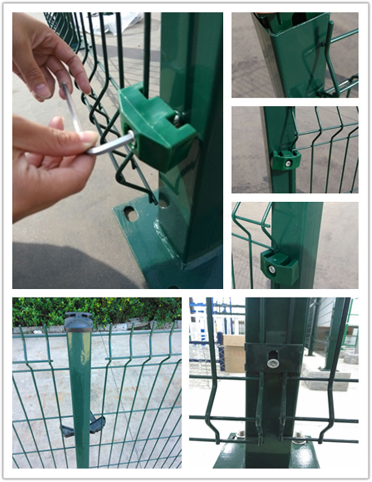 Bending Fence With Square Post