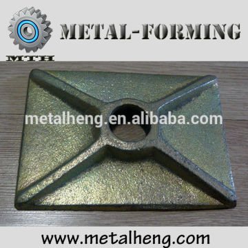 Scaffolding casting steel waler plate