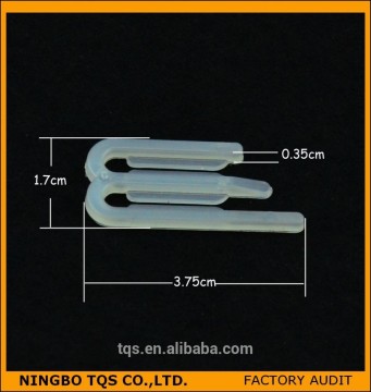 Clear Colored Plastic Shirt Clip for Garment Packing