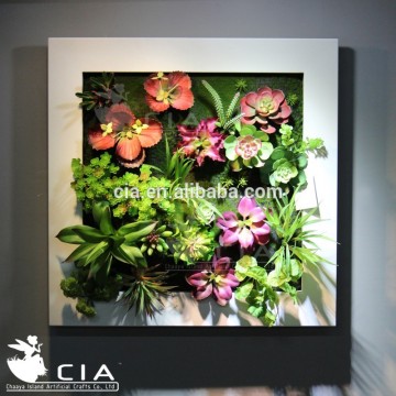 Living wall art artificial vertical succulent garden art