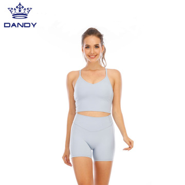 Aangepaste yoga shorts set