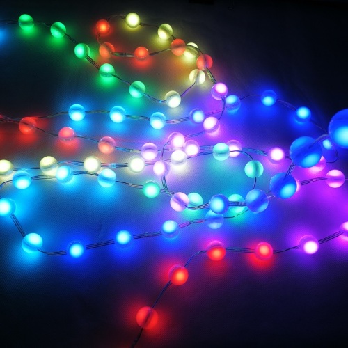 20 มิลลิเมตร 12 โวลต์ RGB LED พิกเซลบอลสตริง