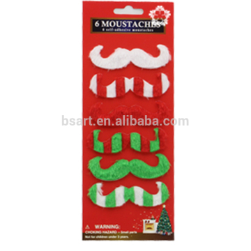 Party colorful fake beard mustache