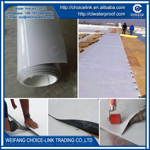roof material homogeneous TPO waterproof membrane