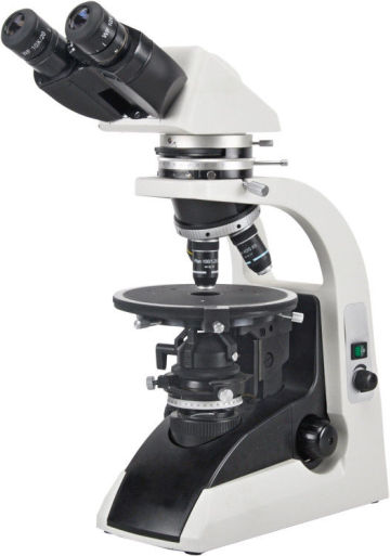 Bertrand Lens Polarizing Light Microscope With Halogen Lamp