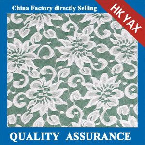 D1007 New hit product elastic lace fabric with mesh suitable for Summer collection;elastic lace fabric with mesh