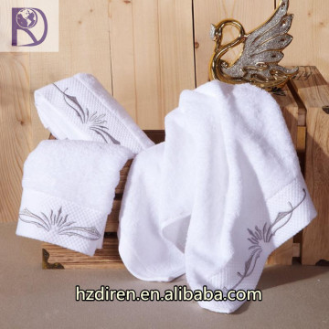 3-piece Luxury 100% Cotton White Hotel/Spa Towel Set