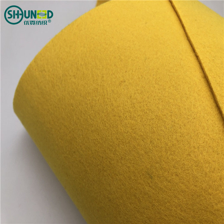 3mm thick sound insulation polyester needle punch nonwoven felt fabric fire retardant felt for carpet and embroidery stabilizer