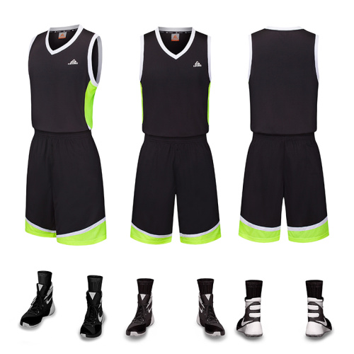 Basketball Uniform Design 100% Polyester quick dry basketball uniform Manufactory