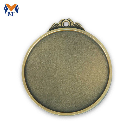 Custom gravure metaal blanco medaille