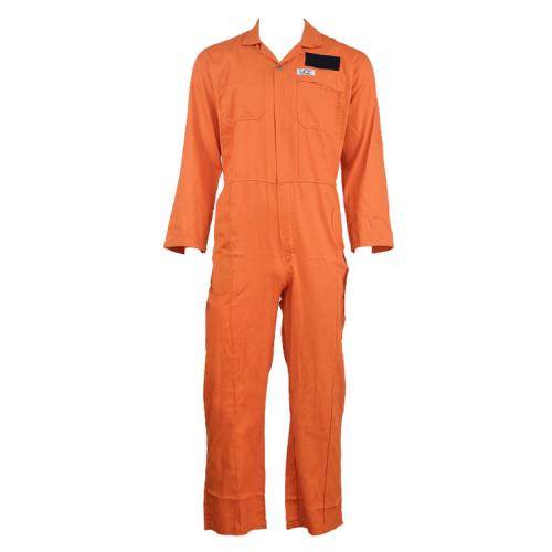 Combinaison TC orange pour hommes de travail