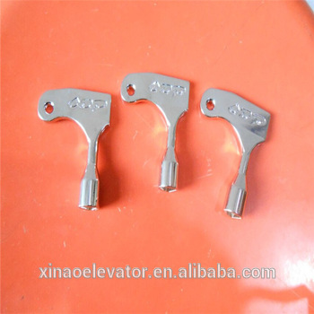 hot sale triangle lock key for elevator parts