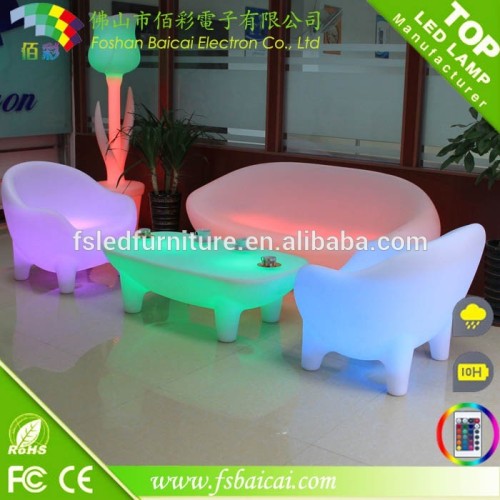 LED Lighting Illuminated Bar Furniture with Color Change