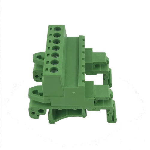 5.08MM pitch Din rail pluggable male terminal block