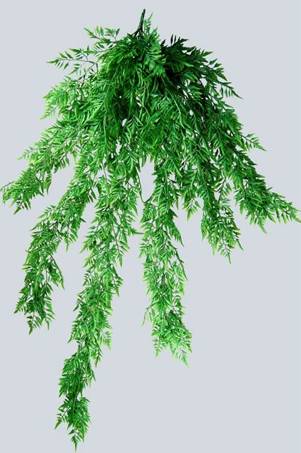 PE Ming Aralia Hanging Artificial Plant for Garden Decoration (50078)