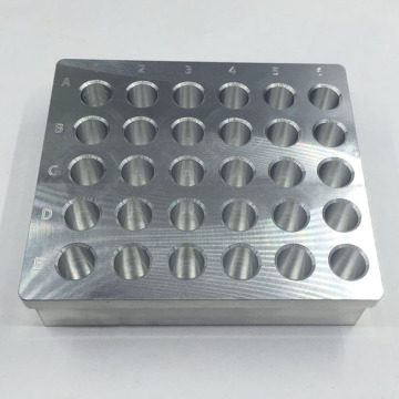 Custom Machining Aluminum Centrifuge Tube Heating Module