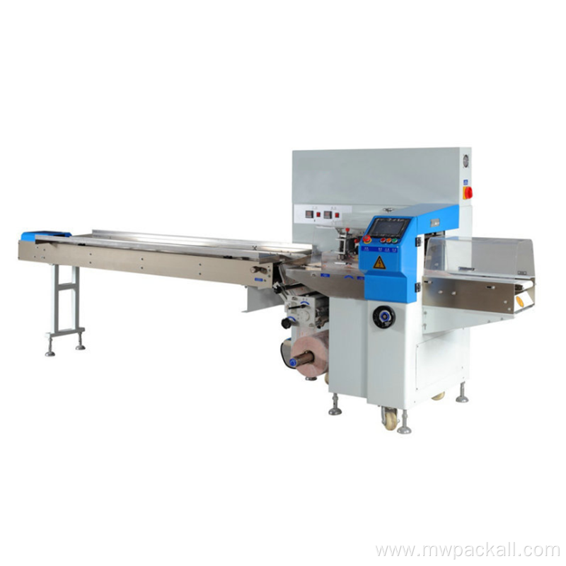 Horizontal Automatic Flow Pillow Packaging Wrapping Machine